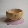 Bamboo Bowl + Training Spoons Set